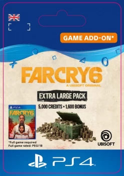 Far Cry 6 Extra Large Pack - 6600 Credits - UK Account