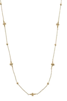 Ladies Olivia Burton Gold Plated Moulded Bee & Ball Necklace OBJ16AMN12