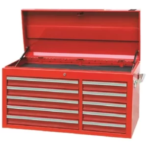 10-Drawer Extra Large Top Chest with Large Top Cabinet