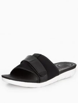 FitFlop Neoflex Slide Sandal Black Size 5 Women