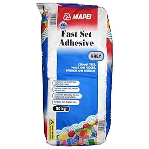 Mapei Fast Set Floor and Wall Tile Adhesive Grey 20kg