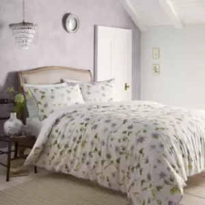 Passion Fruit 100% Cotton 200 Thread Count Duvet Cover Set, Lilac, King - Appletree Heritage
