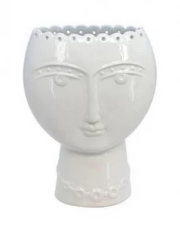 Gisela Graham Ceramic Lady Vase