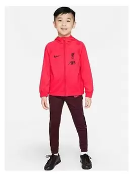 Boys, Nike Liverpool Little Kids Strike Tracksuit - Red/Black, Red/Black, Size S