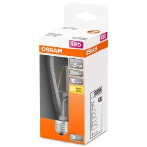 Osram 25W Filament Clear E27 Edison LED Bulb - Warm White