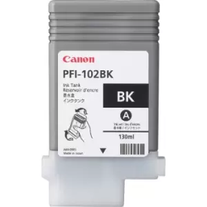 Canon 0895B001/PFI-102BK Ink cartridge Black 130ml for Canon IPF...