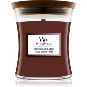 Woodwick Smoked Walnut & Maple scented candle 85 g