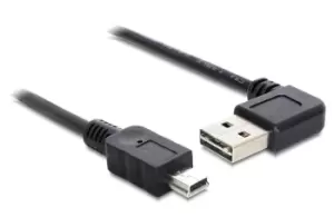 DeLOCK 2m USB 2.0 A - miniUSB m/m USB cable USB A Mini-USB A Black
