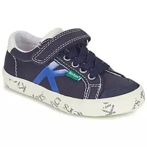 Kickers GODY boys's Childrens Shoes (Trainers) in Blue. Sizes available:7 toddler