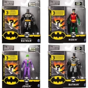 DC Comics Batman 4" Action Figures (1 At Random)