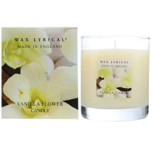 Wax Lyrical Vanilla Flower Scented Glass Candle
