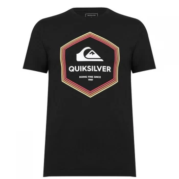 Quiksilver Lotus T Shirt Mens - Black