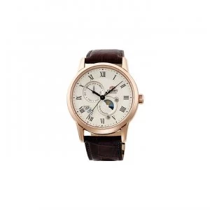 Orient 42.5mm Mechanical Classic Leather Strap Watch FAK00002S0