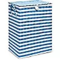 ARPAN Laundry Basket PP-9348LM Polypropylene Blue, White 23.9cm x 4.9 cm