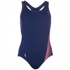 Zone3 Classic F Swimsuit - Navy/Coral
