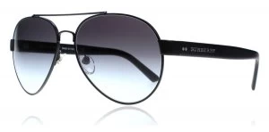 Burberry BE3086 Sunglasses Matte Black 1007S6 59mm
