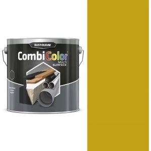 Rust Oleum CombiColor Multi Surface Paint Safety Yellow 2.5l