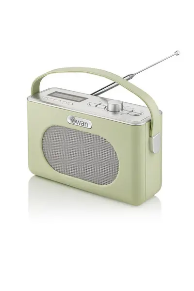 Swan Retro DAB Bluetooth Radio Green