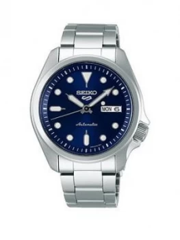 Seiko Seiko Blue Sunray Daydate Automatic Dial Stainless Steel Bracelet Mens Watch