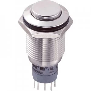 TRU COMPONENTS LAS2GQH 11SP Tamper proof pushbutton 250 V AC 3 A 1 x OnOn momentary