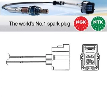 1x NGK NTK Oxygen O2 Lambda Sensor OZA571-C10 OZA571C10 (1836)