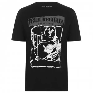 True Religion Buddha Logo T Shirt - Black 1001