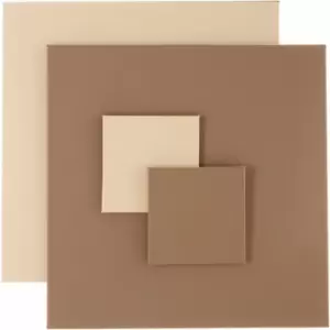 Geome Reverse Taupe and Cream - Set of 4 - Premier Housewares
