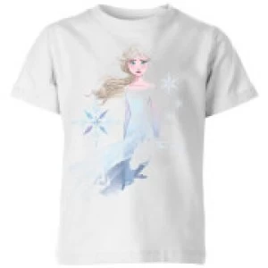 Frozen 2 Nokk Sihouette Kids T-Shirt - White - 5-6 Years