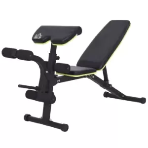 Homcom Multi-functional Sit-up Dumbbell Bench Adjustable Seat And Back Angle