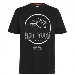 Hot Tuna Crew T Shirt Mens - Black Crcl Logo