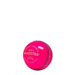 Gunn And Moore and Moore Maestro County Cricket Ball - Pink