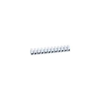 Schneider Electric - 3000420 12-Way Terminal Strips White 5A (pack of 10)