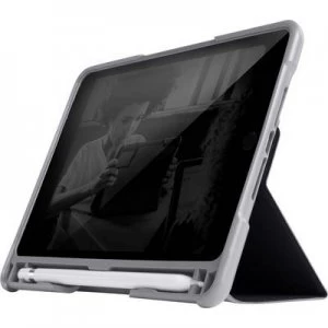 STM Goods Dux Plus DUO BookCase Compatible with Apple series: iPad mini 4, iPad mini (5th Gen) Black (transparent)