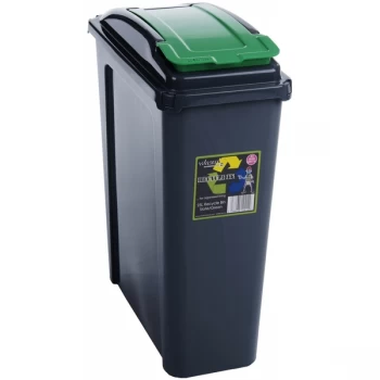 Wham Recycling Bin 25Ltr Green