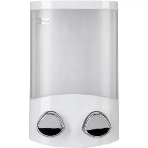Croydex - Euro Soap Dispenser Duo, White - White
