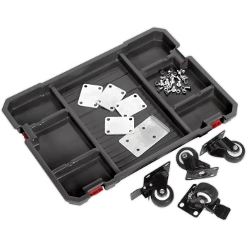Sealey 4 Piece Castor Kit for AP8130, AP8150 and AP8250 Tool Boxes