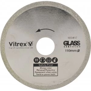 Vitrex Diamond Glass Cutting Blade 110mm