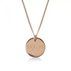 Ladies Radley Rose Gold Plated Sterling Silver Broad Street Necklace