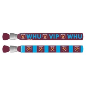 West Ham Festival Wristbands Two Pack