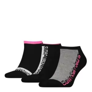 Calvin Klein Athletic Sneaker Socks Womens - Black