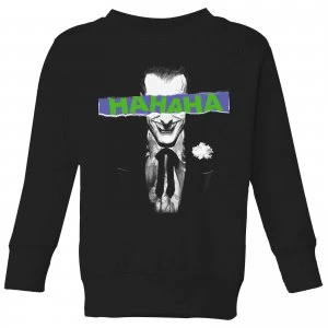 DC Comics Batman Joker The Greatest Stories Kids Sweatshirt in Black - 11-12 Years