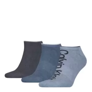 Calvin Klein Athletic Ankle Socks 3 Pack Mens - Blue