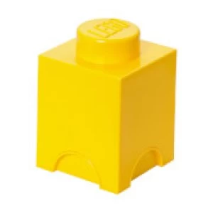 Lego 1 Stud Brick Container - One Size - Yellow