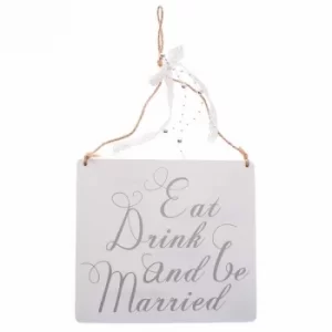 Eat Drink & Be Married Decoration by Heaven Sends