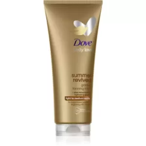 Dove DermaSpa Summer Revived Self-Tanning Body Lotion Shade Light to Medium 200ml