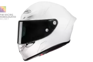 HJC RPHA 1 Solid White Full Face Helmet 2XL