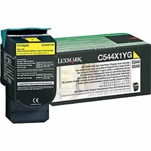 Lexmark C544X1YG Yellow Laser Toner Ink Cartridge