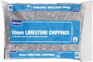 Wickes 10mm Limestone Chippings Major Bag