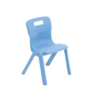TC Office Titan One Piece Chair Size 2, Sky Blue