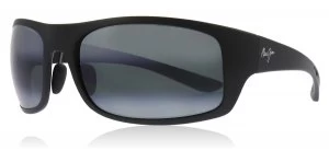 Maui Jim Big Wave Sunglasses Matte Black 2M Polariserade 67mm